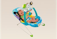 Шезлонг Белый мишка Fisher Price
